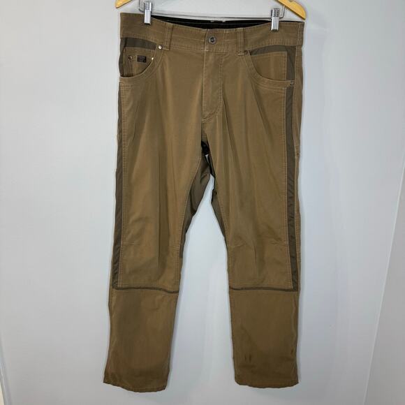 Kuhl Other - Kuhl Radikl Pants Mens 34x32 Tan Classic Fit Outdoors Hiking Stretch